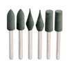 Pointes de polissage en caoutchouc pour outil rotatif - 6 pcs image 1
