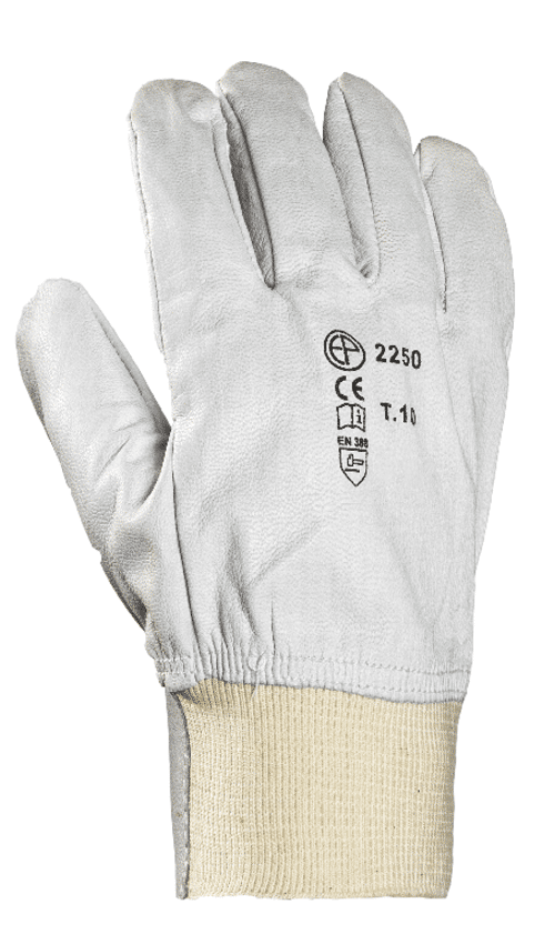 Gants de manutention en peau taille 10