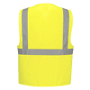 Gilet à bandes et à bretelles Hi-Vis Jaune image 1