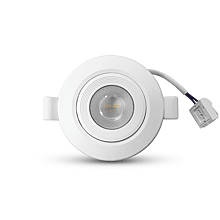 Blanc - Ø90 x 23.5mm Ø70mm - 3000K Blanc chaud - 5W - 405 Lm image