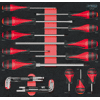 Composition d'outils 3 tiroirs pour servante, 158 pièces image 8