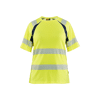 T-shirt de travail haute visibilité femme 3503 - Jaune/Marine image 0