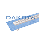 Caniveau de douche Dakua - avec grille en acier inox Oblì Kit image