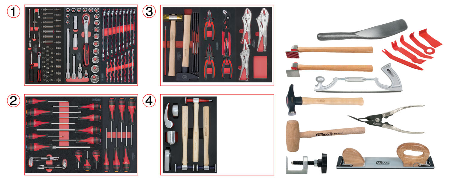 / Servante ks tools one by one avec 4 module outillage ks  tools > Servante atelier > Servante atelier KS tools > Servantes complètes KS  tools > 7 tiroirs Racing et