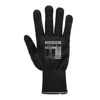 Gants Polka Picots PVC Noir image 1