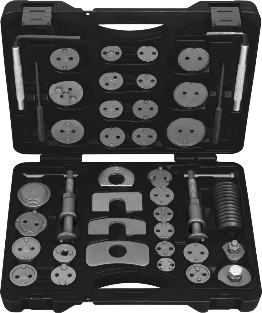 Coffret multi-outils Tectake Repousse Piston étrier de freins universel 22  Pcs - bleu