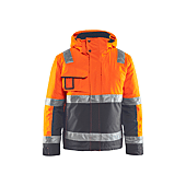 Veste de travail hiver haute visibilité stretch 4870 - Orange fluo/Gris anthracite image
