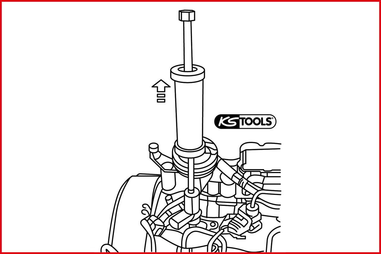 Douille d'extraction d'injecteur du jeu 152.1350