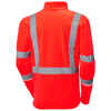 Veste de travail zippée polaire haute visibilité UC-ME - Rouge  image 1