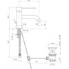 Mitigeur lavabo Cox bec long image 1