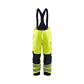 Salopette de travail multinormes hiver 1817 - Jaune fluo/Marine image