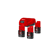 Pack NRG-303 M12 avec 3 batteries 3.0 A.H et chargeur 12V image
