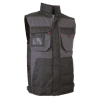 Veste de travail sans manches SABLE - GRIS NUIT/NOIR image 0