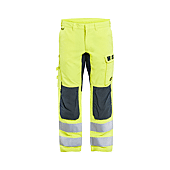 Pantalon de travail multinormes inhérent stretch 1787 - Jaune fluo/Marine image
