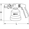 Chalumeau propane avec piezo, corps métallique image 2