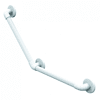 BARRE D\'APPUI DE RELEVEMENT COUDEE MAX 90 KG 135° CANELEE BLANC 450X450 450X450 image 0