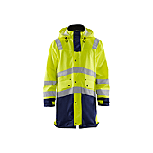 Manteau de pluie haute visibilité Niveau 2 4306 - Jaune fluo/Marine image