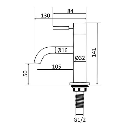 Robinet lave-mains - eau froide - Ancoswing 2 image