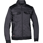 Veste de travail zippé BLORA - Anthracite/Noir image