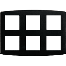Plaque de finition polycarbonate - 2x3 postes - ESPRIT image