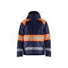 Veste de travail hiver haute visibilité classe 1 4480 - Marine/Orange image 0