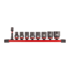 SET DE 8 DOUILLES SHOCKWAVE 3/8 COURTES IMPACT SOCKET STD SET image 0