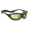 Lot de 10 - Lunettes de protection MADLUX antibuée noir/jaune - Jaune image 0