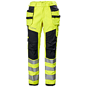 Pantalon de construction haute visibilité classe 2 FYRE - Jaune HV image