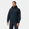 Veste de travail softshell zipée à capuche hiver OXFORD - Bleu marine image 2