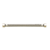 Flexible Tressé Inox STANDARD - Sanitaire - Ø8mm avec joint - Femelle Femelle image