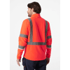 Veste de travail zippée polaire haute visibilité UC-ME - Rouge  image 2