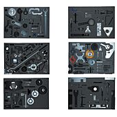 Composition d'outils de calage moteur, 264 pièces image