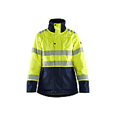 Veste de travail hiver multinormes femme 4917 - Jaune fluo/Marine image