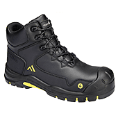 Chaussures de travail hautes Apex S3S ESD HRO SR SC FO Noir/Jaune image