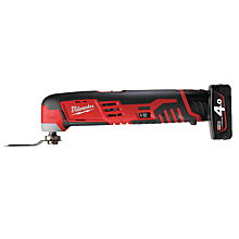En sac + 2 batteries 12V 4.0Ah Red lithium + 1 chargeur C12C + 1 lame coupe plongeante + 1 plateau de ponçage + 5 abrasifs image