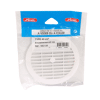 Grille aération ronde - PVC Blanc - pour tuyau fibre ciment image 1