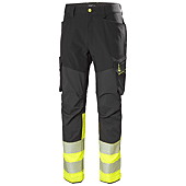 Pantalon de travail cargo haute visibilité classe 1 ICU BRZ - Jaune image