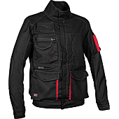 Veste de travail multipoches OBERWART - Noir/Rouge image