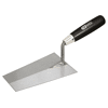 Truelle italienne carrée - lame acier - manche bois - 180 mm image 0