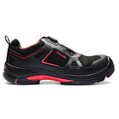 Chaussures de sécurité basses GECKO 2471 - Noir/Rouge image