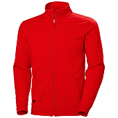 Sweat de travail zippé MANCHESTER - Rouge image