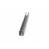 Boite de 6 - Rail perforé pour charges légères type "C" - Inoxydable A2 image 0