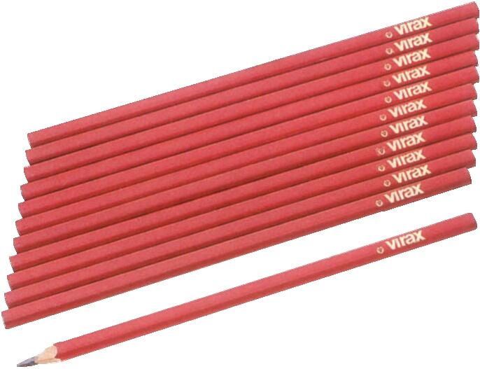 262700  Jeu de 12 crayons de chantier 2627 Virax