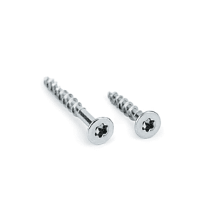 Vis à bois zinguée à haut rendement - Tête Fraisée - Filetage partiel - Epreinte Torx - Pointe anti-fendage image