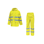 ENSEMBLE PARKA + PANTALON IMPERMEABLE REFLECHISSANT COVER Jaune Fluo image