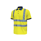 Polo MC NEON Jaune Fluo lot de 3 pièces image