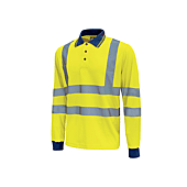 Polo ML SHINE Jaune Fluo lot de 3 pièces image
