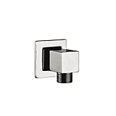 Coude de sortie mural carré pour flexible de douche image