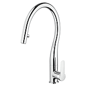 Mitigeur de cuisine à douchette extractible CYGNE finition chromé image